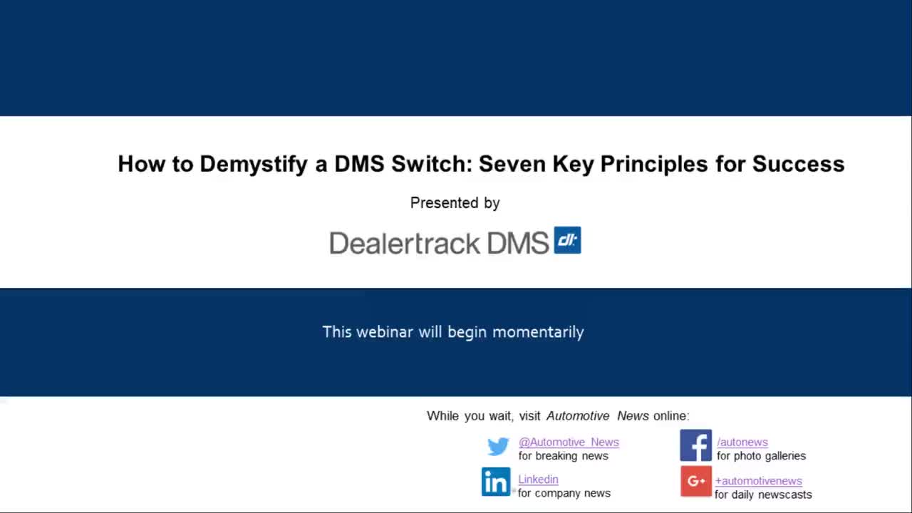 How to Demystify a DMS Switch: Seven Key Principles for Success