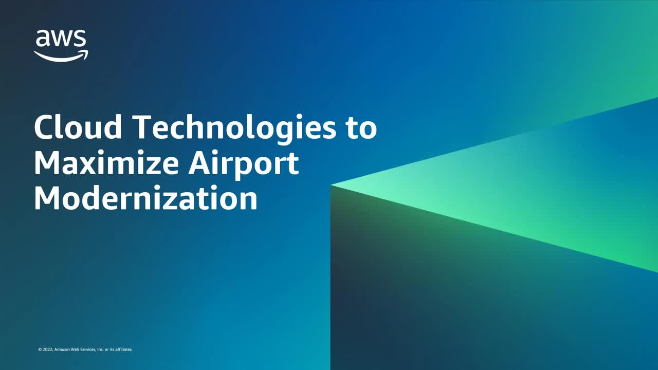 Cloud Technologies to Maximize Airport Modernization