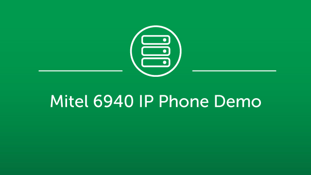 Mitel 6940 IP Phone Demo