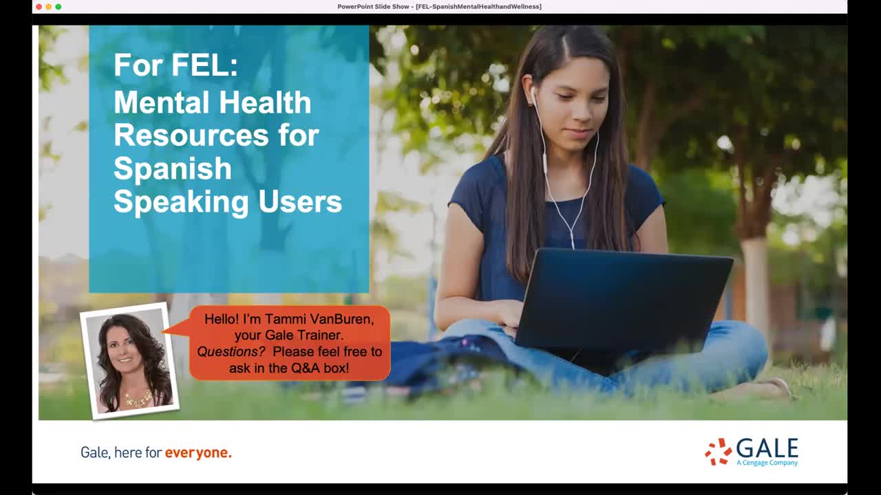 For FEL: Mental Health Resources for Spanish Speaking Users