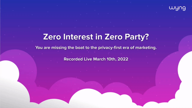 Zero Interest in Zero-Party Data?