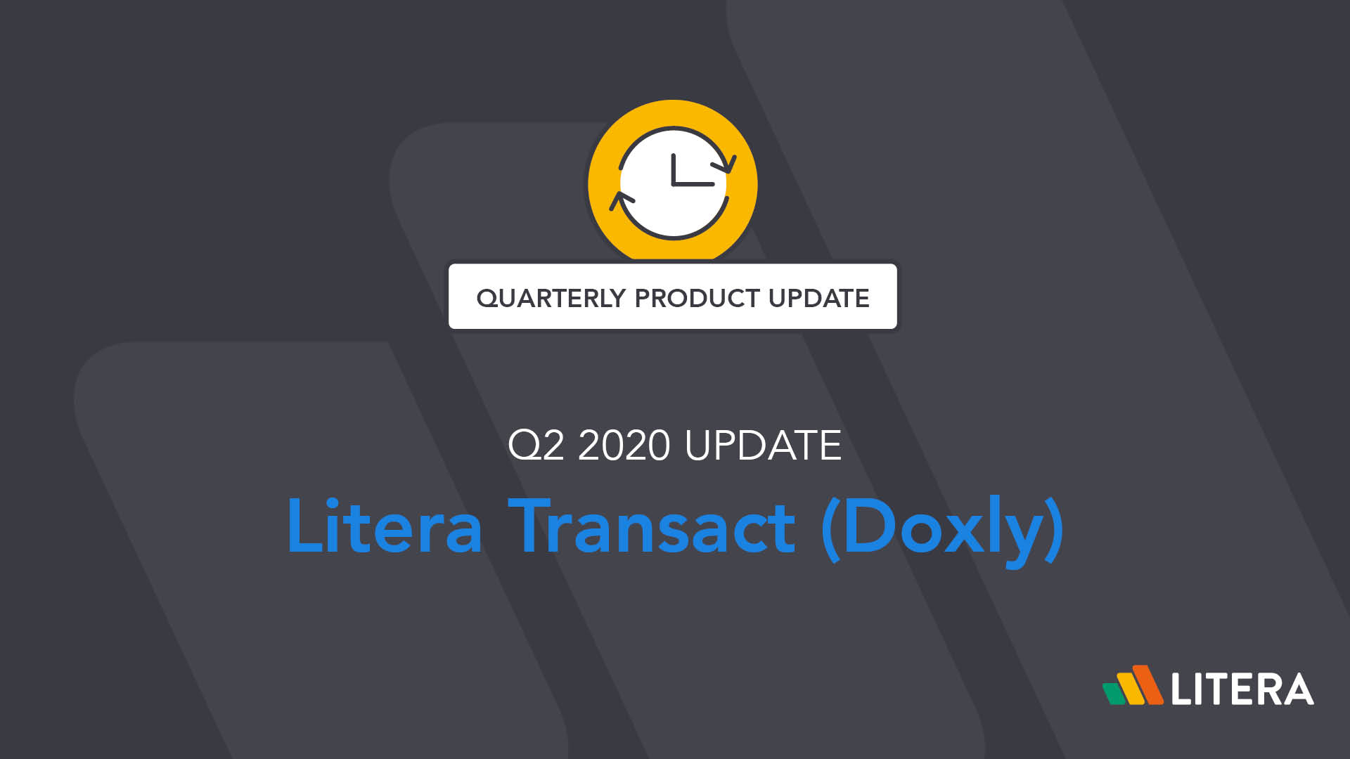 Litera Transact (Doxly) v3.13, 3.14, and 3.15 by Litera
