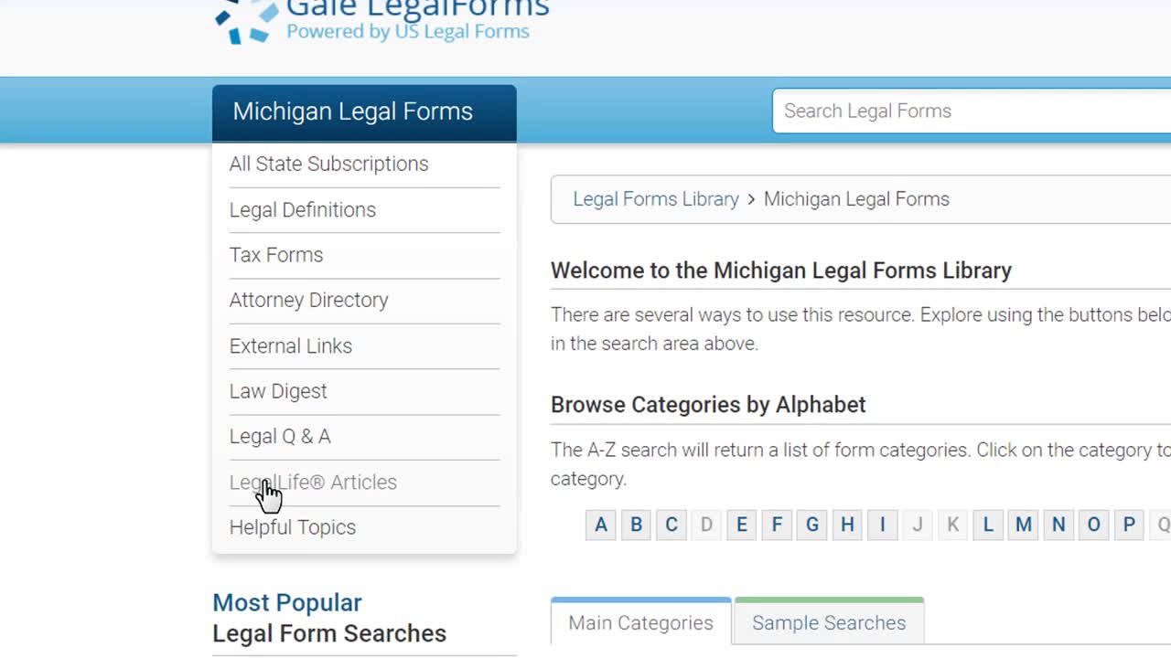 Gale LegalForms - Legal Tools</i></b></u></em></strong>