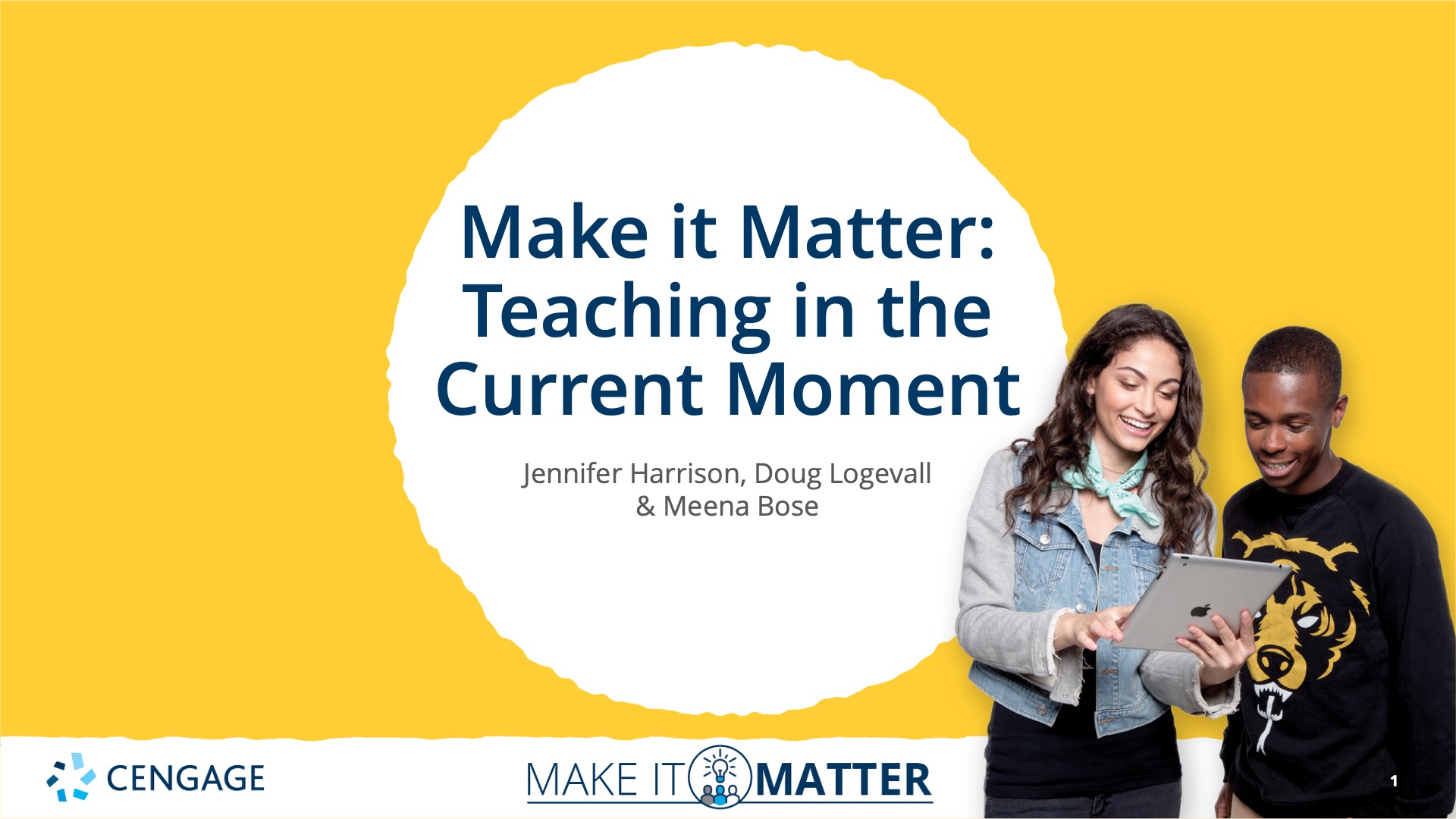 Make It Matter: Teaching in the Current Moment