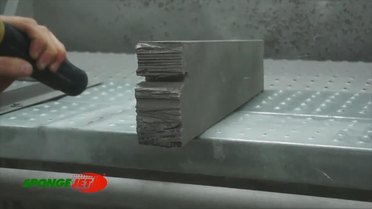 Abrasive Blasting Plasma Cut Steel