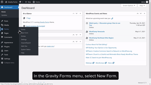 Get Started with Gravity Forms. Second Step: Create and Embed a Form -  Gravity Forms