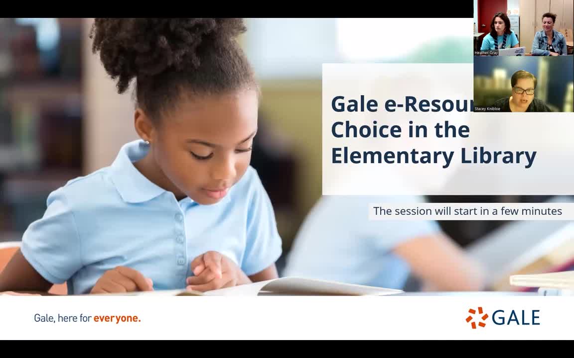 Gale e-Resources and Choice in the Elementary Library