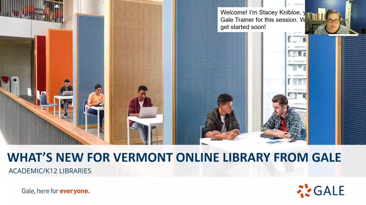 For VOL: What’s New for Vermont Online Library from Gale (Academic/K-12 Libraries)