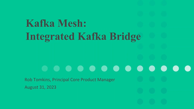 Solace PubSub+ Event Broker - Integrated Kafka Bridge Demo
