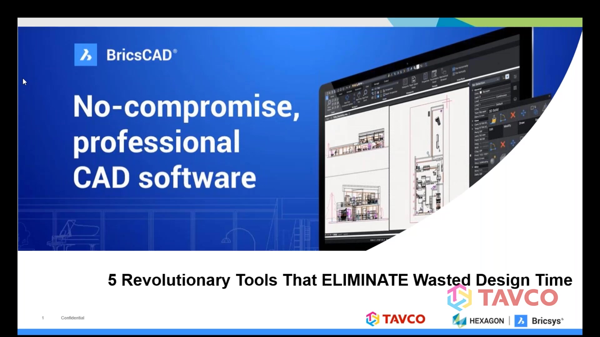 Webinar - 5 Revolutionary BricsCAD Tools that Eliminate Wasted Design Time