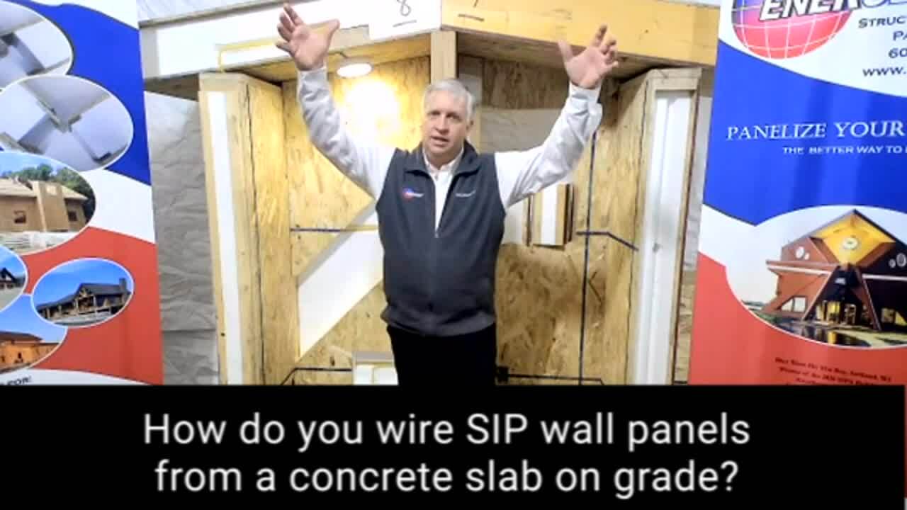 FAQ_Web_How do you wire SIP wall panels from a concrete slab on grade