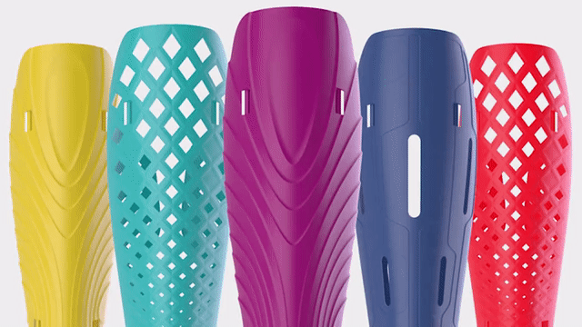 video: Prosthetic leg covers: Designed for mass customization