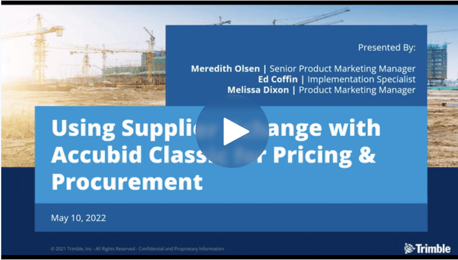 Webinar | Using Supplier Xchange for pricing and procurement with Accubid Classic 