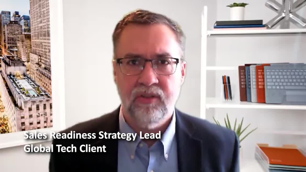 Sales Readiness Strategy Lead Testimonial
