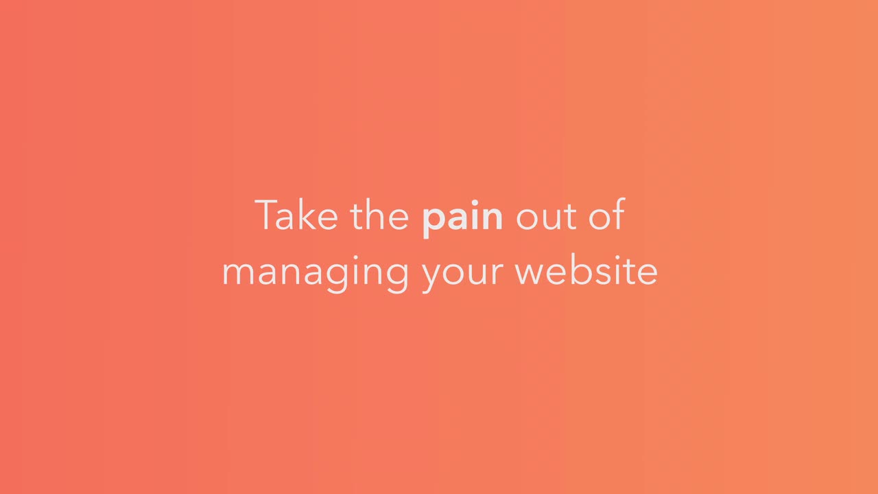 Hubspot CMS Video - Taking the pain out of managing your website video