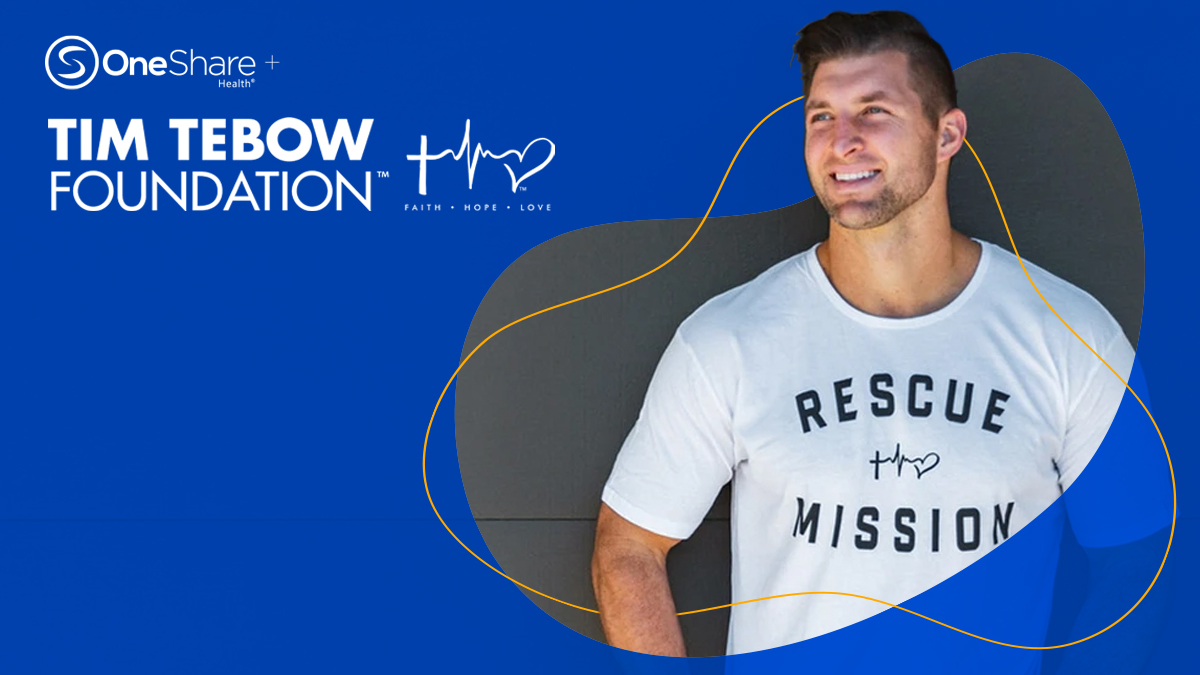 OneShare Health is a Christian health insurance alternative that partners with notable Christian non-profits around the world, including the Tim Tebow Foundation!
