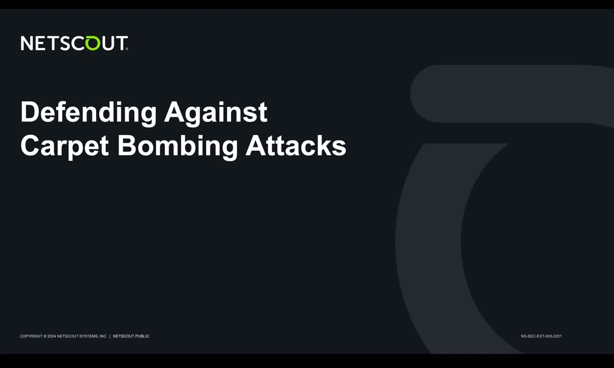 Defending Against Carpet Bombing Attacks