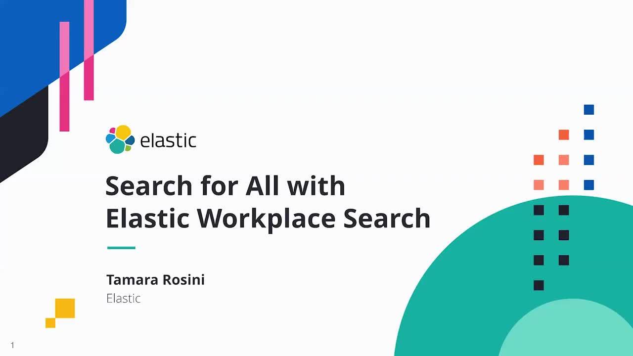 Faça buscas abrangentes com o Elastic Workplace Search