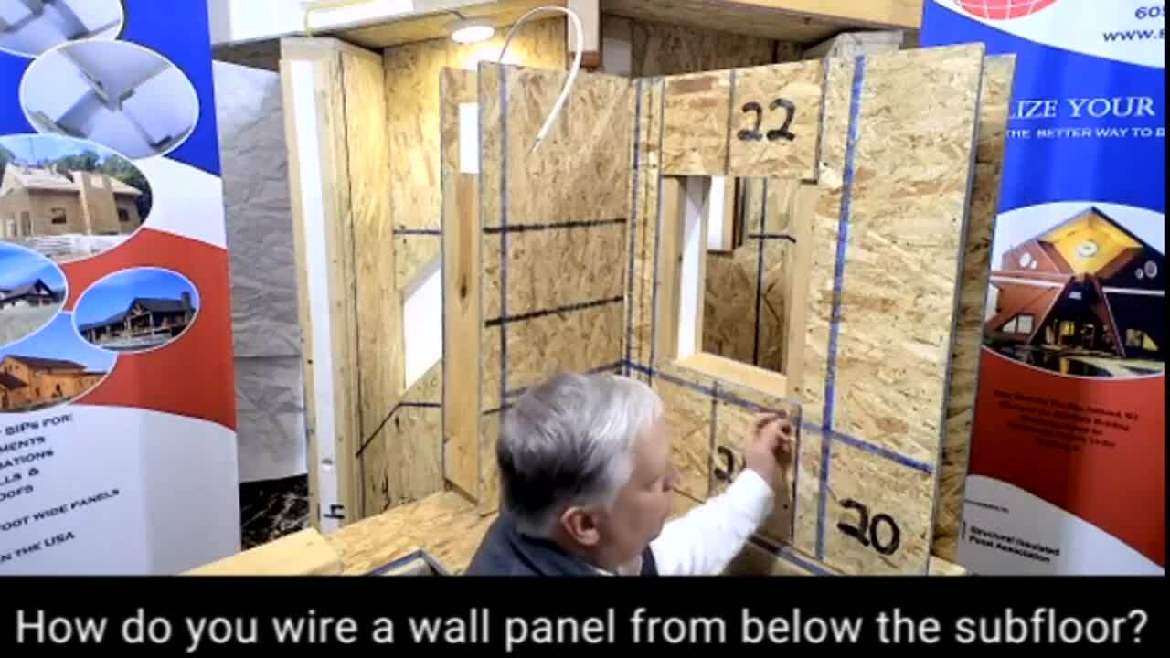 FAQ_Web_How to wire a wall panel from below the subfloor