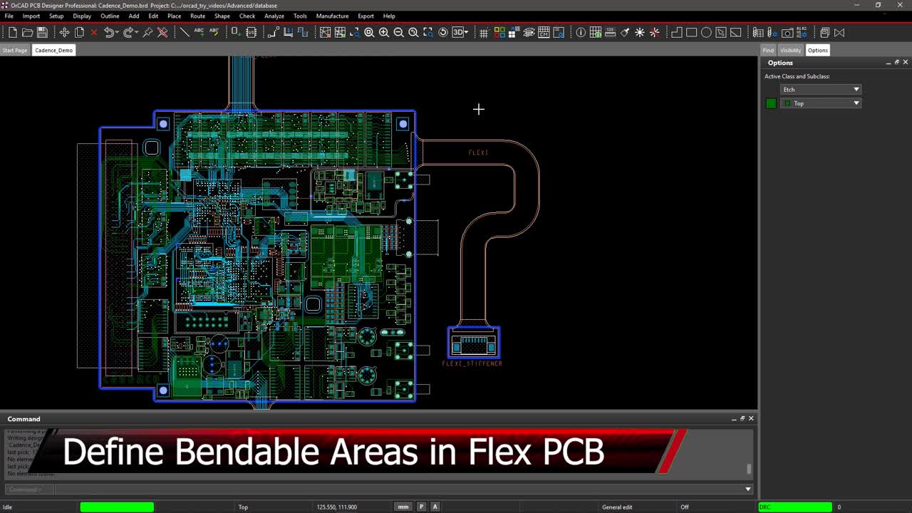 Define Bendable Areas in Your Flex PCB