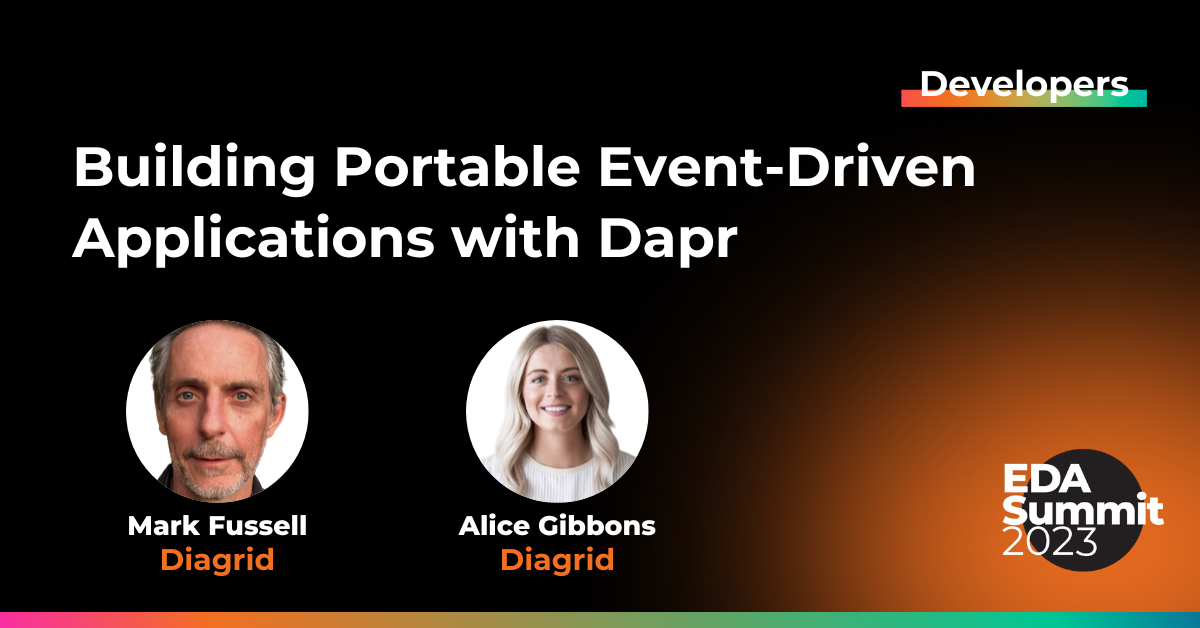 Building Portable Event-Driven Applications with Dapr