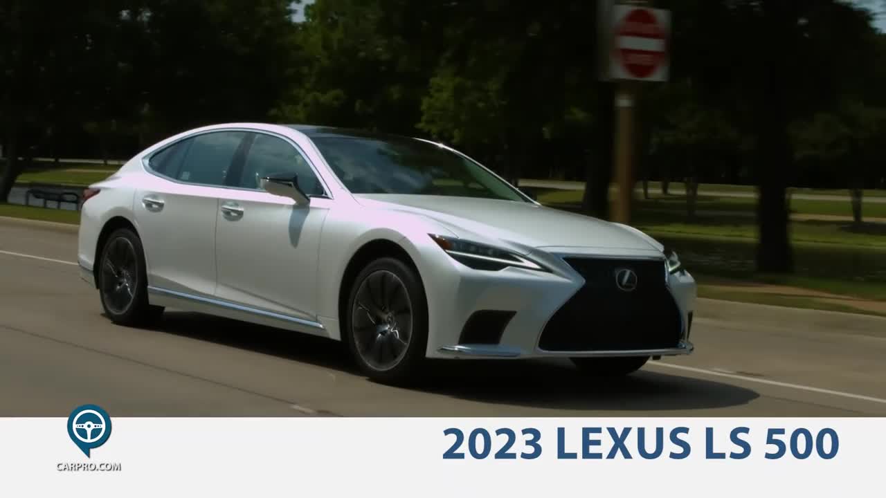 video of 2023 lexus ls 500