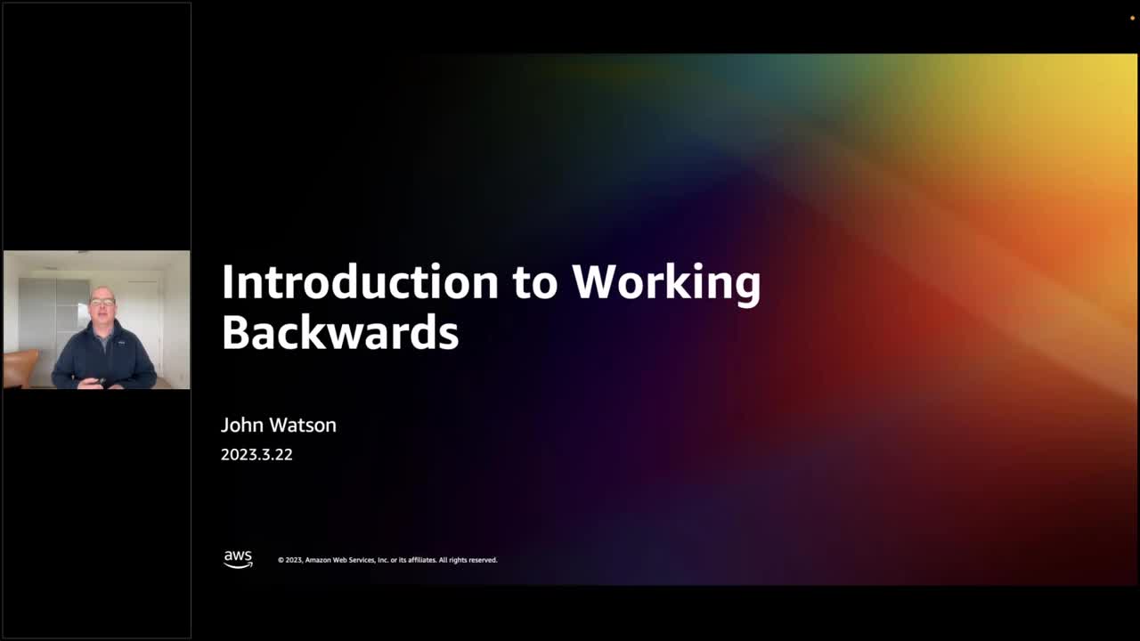 Scale Like Amazon: Introduction to Working Backwards