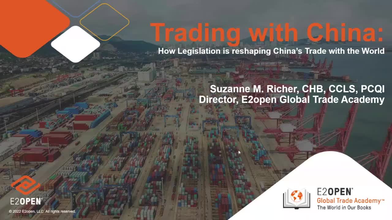 Trading with China: How Legislation is Reshaping China’s Trade with the World