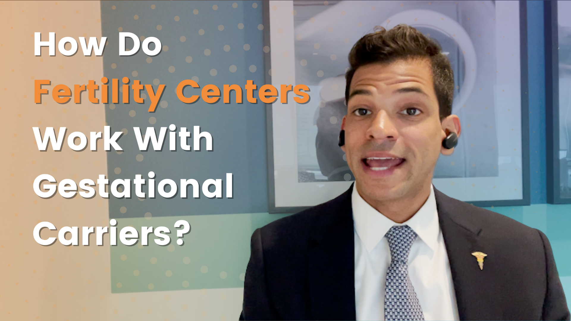 How do fertility centers work with gestational carriers and their agencies?