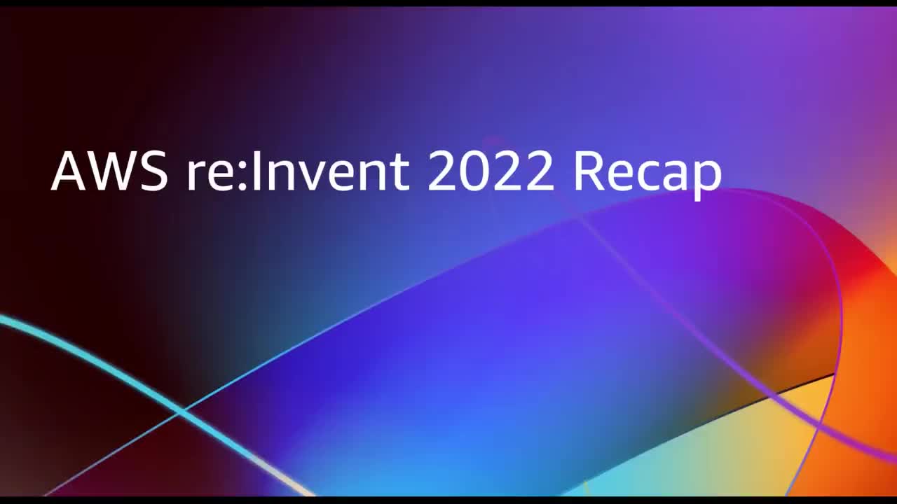 AWS Energy re:Invent re:Cap Replay