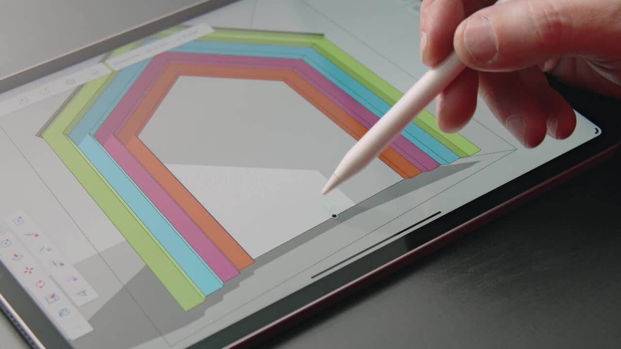 Novos recursos de foco e inferência no SketchUp para iPad