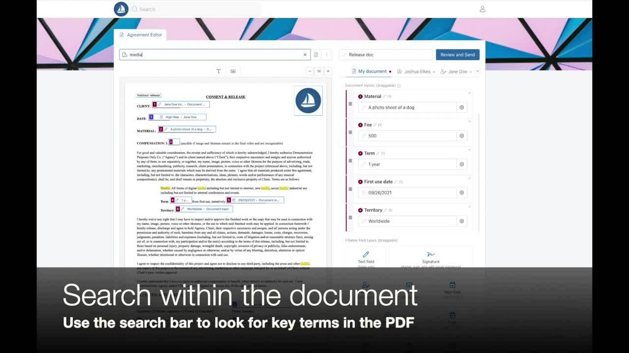 9 - Search within document