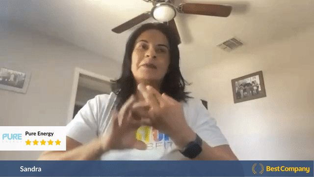 Sandra Vidana Customer Review Video About Pure Energy