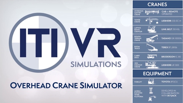 ITI VR Overhead Crane Simulator - First Look
