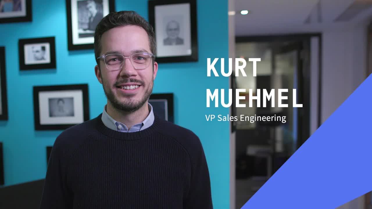 Kurt Muehmel VP Sales Engineering