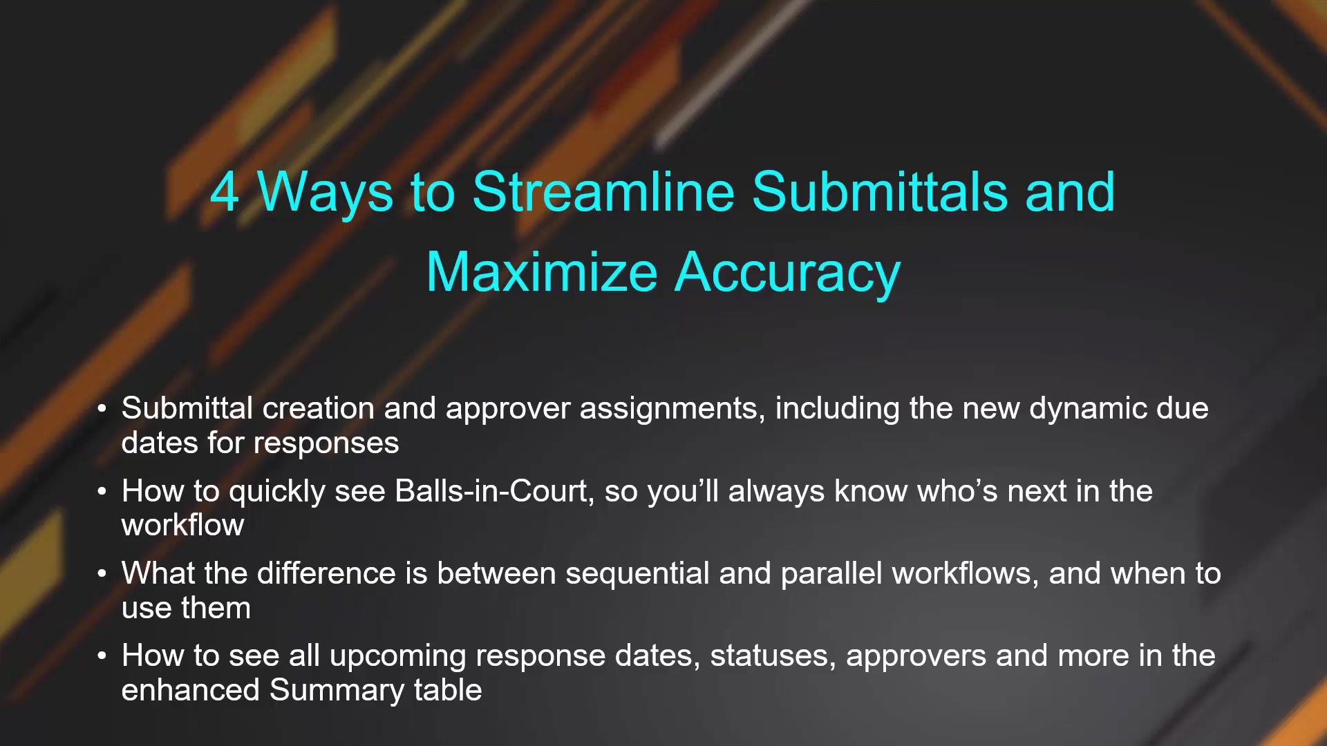4 Ways to Streamline Submittals and Maximize Accuracy