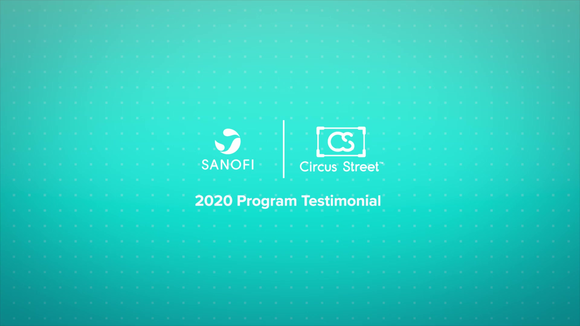 Sanofi, Jo Earl Program Testimonial 2020-1