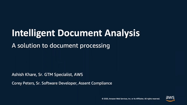 AWS_Intelligent_Document_Analysis_On-demand webinar