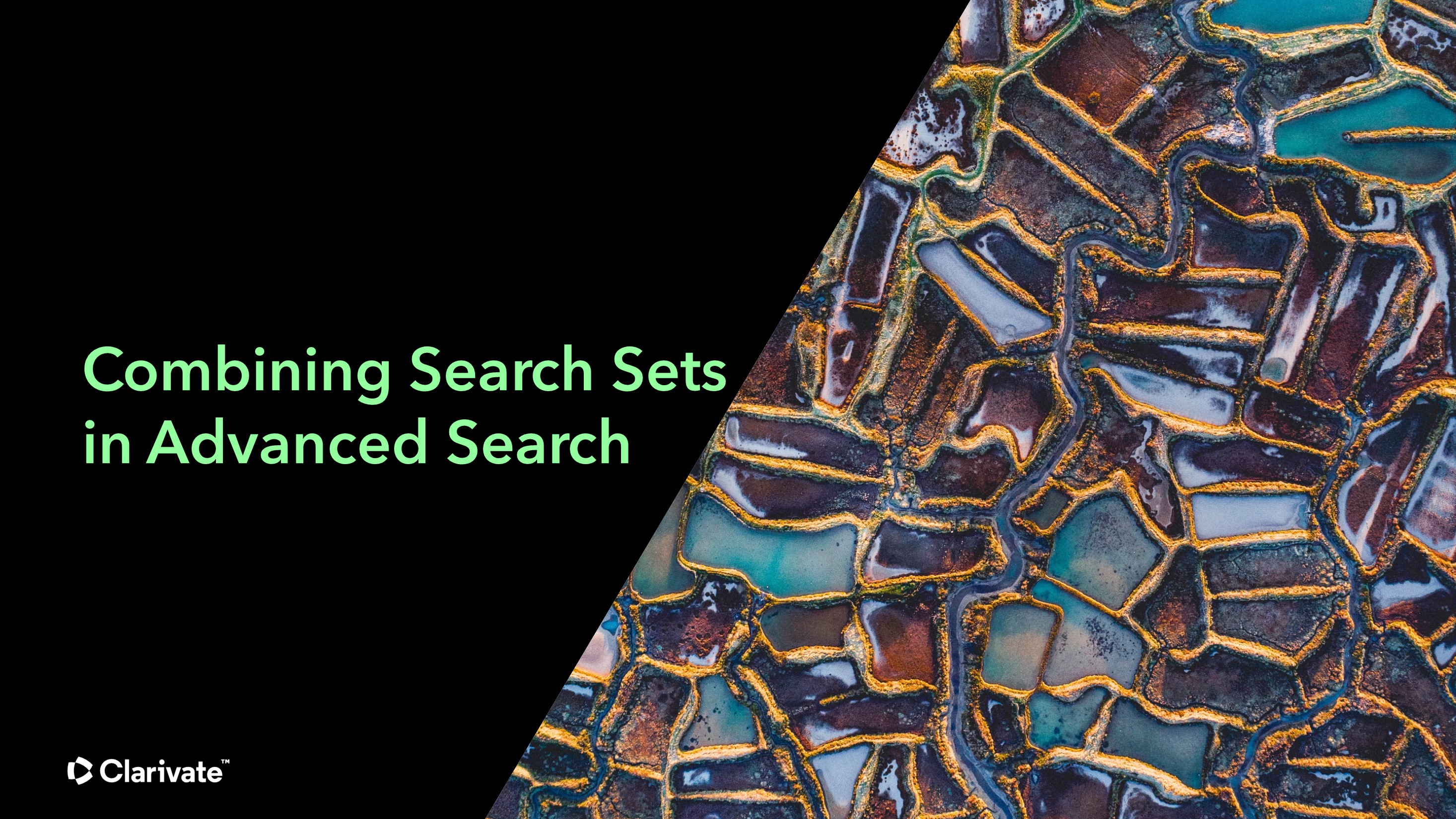 o Combining Search Sets