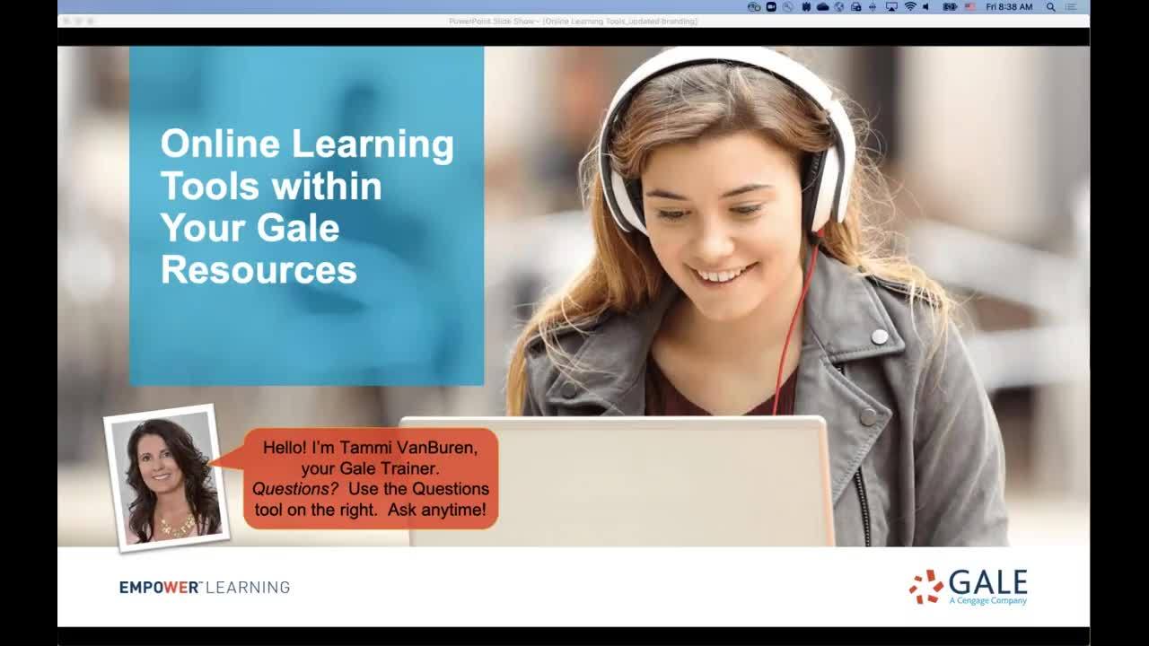 Online Learning Tools Within Your Gale Resources