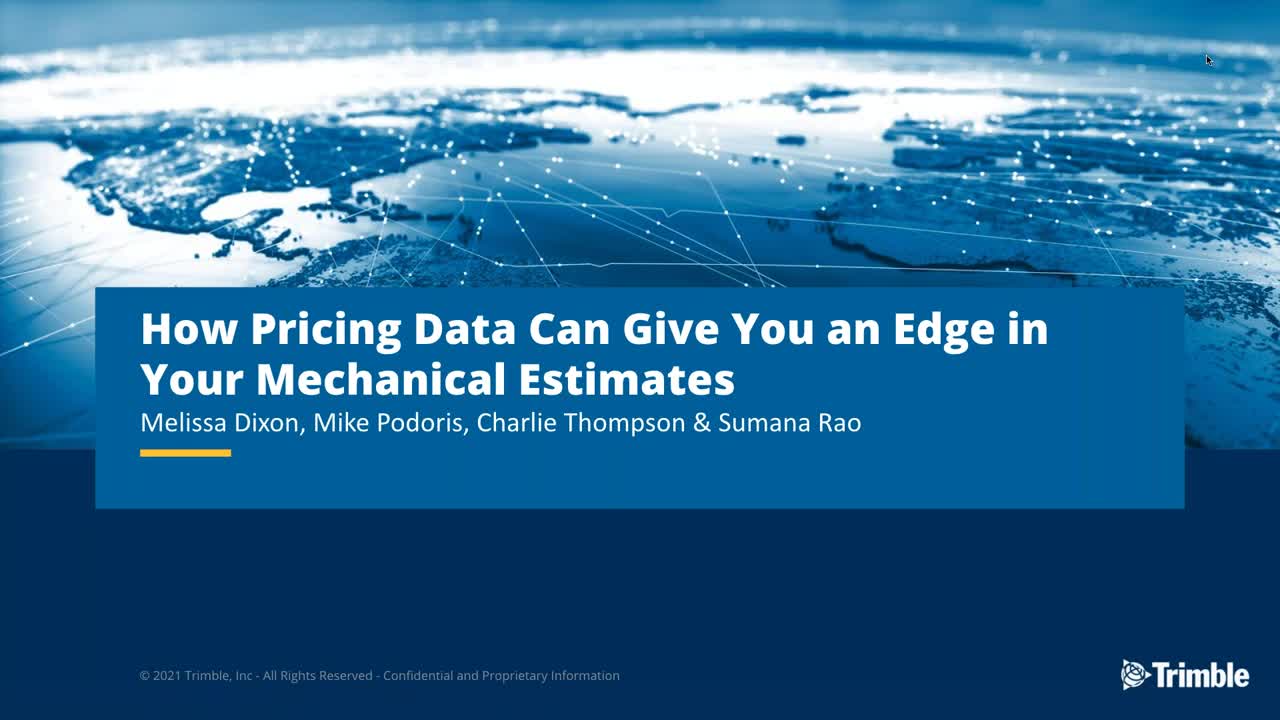 [Webinar Recording] How Pricing Data Can Give You an Edge in Your Mechanical Estimates