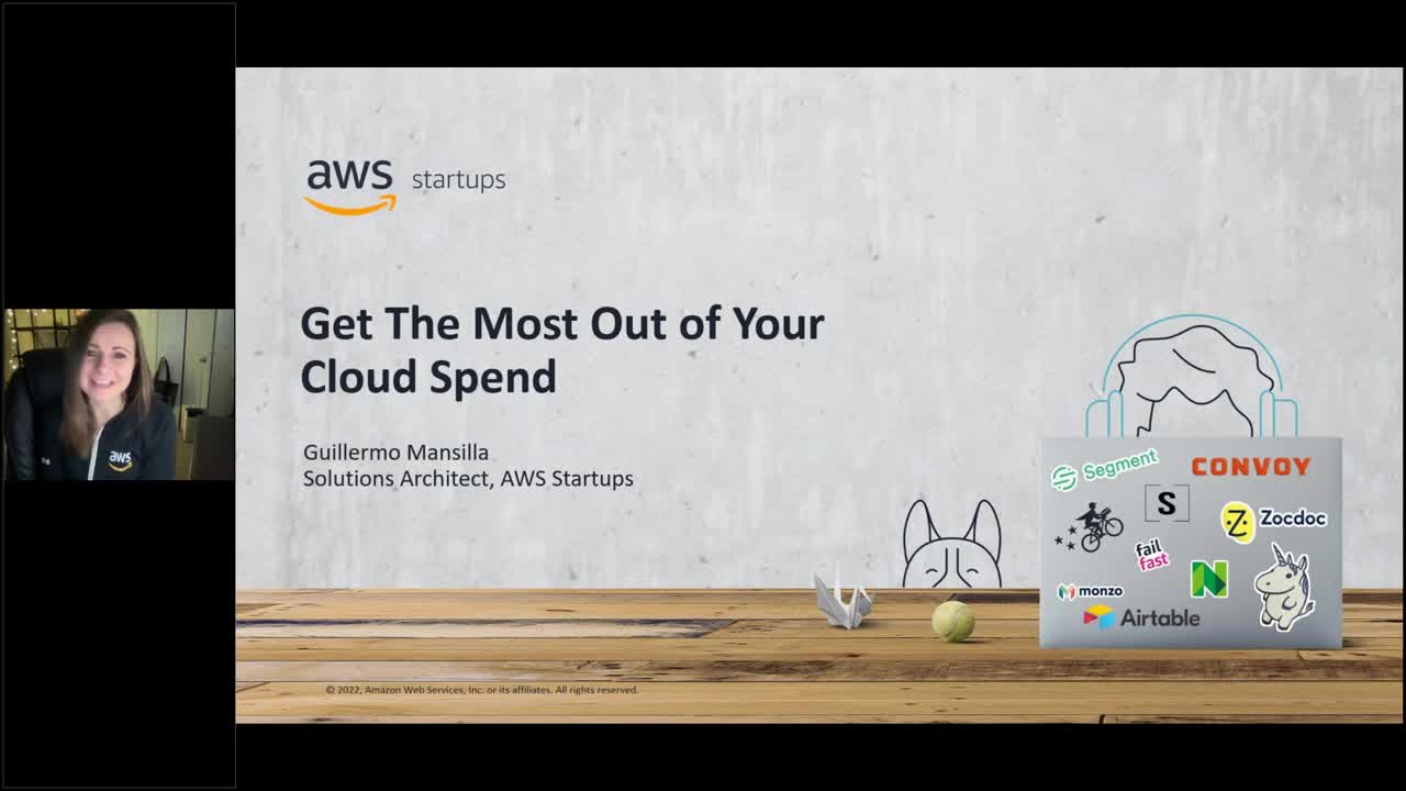 AWS Technical Founder Sprint: How to Get the Most out of your Cloud Spend