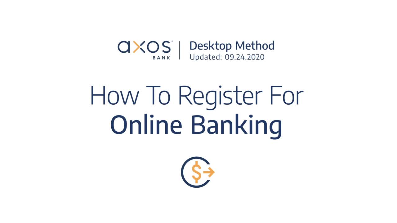 How to Register for Online Banking