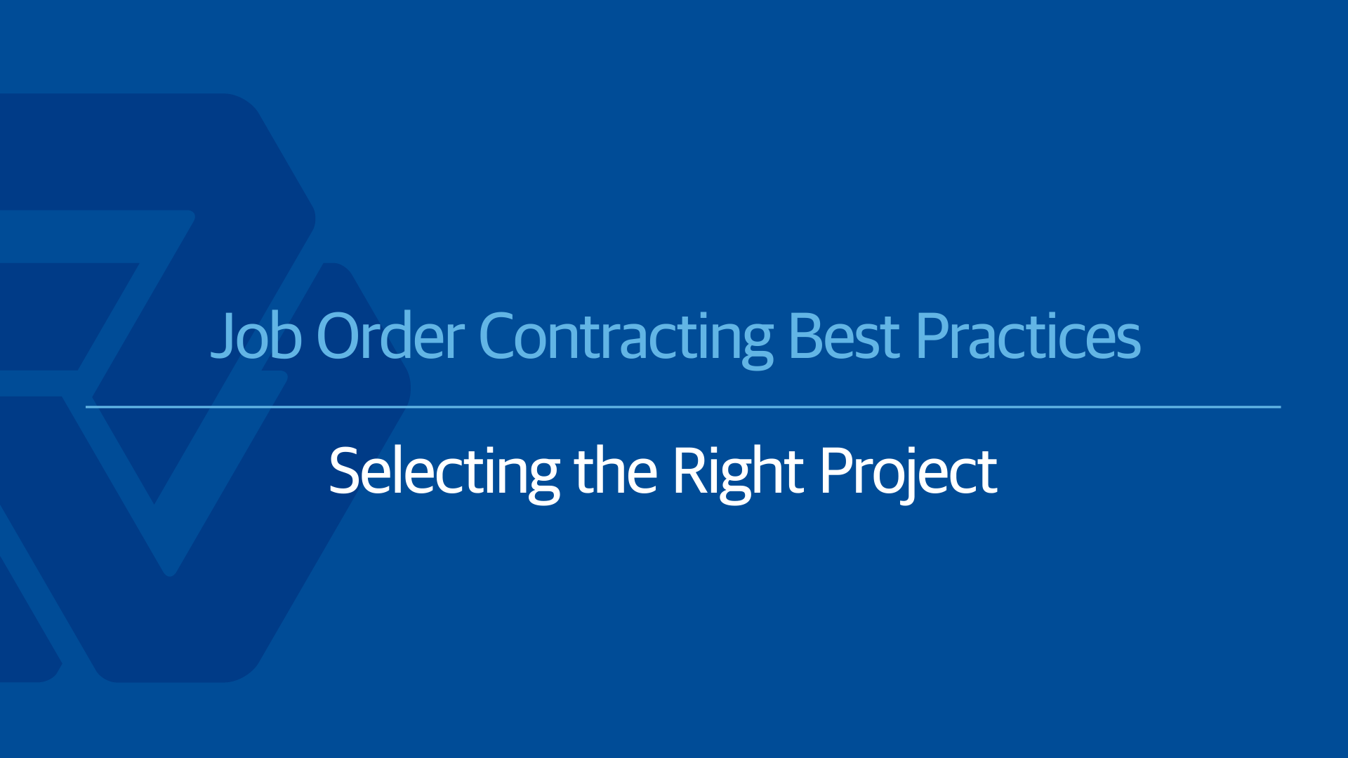 5 Job Order Contracting Myths and Facts 1