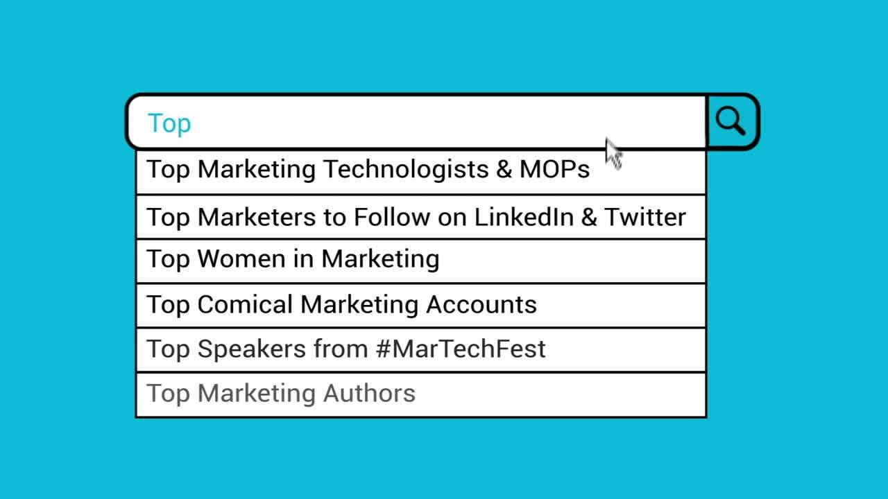 Top Marketers to Follow