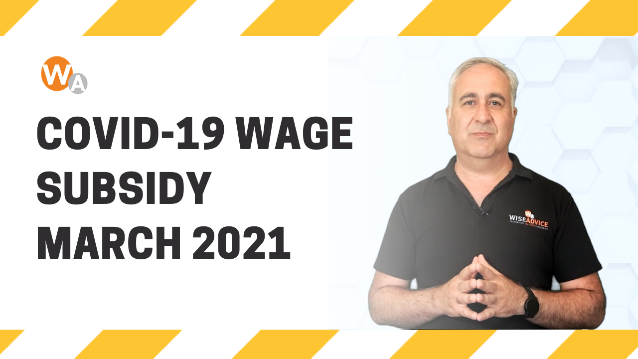 COVID-19 Wage Subsidy March 2021