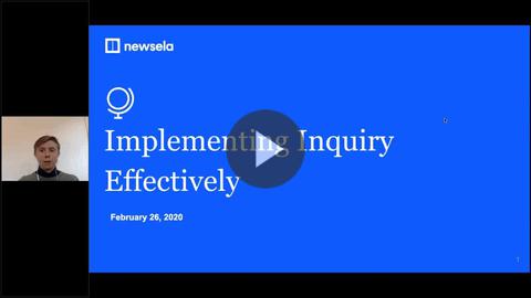 Implementing Inquiry Effectively