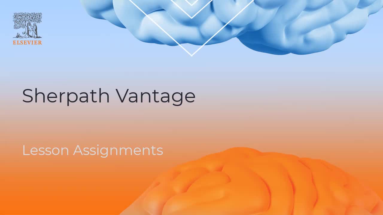 Sherpath Vantage: Lesson Assignments