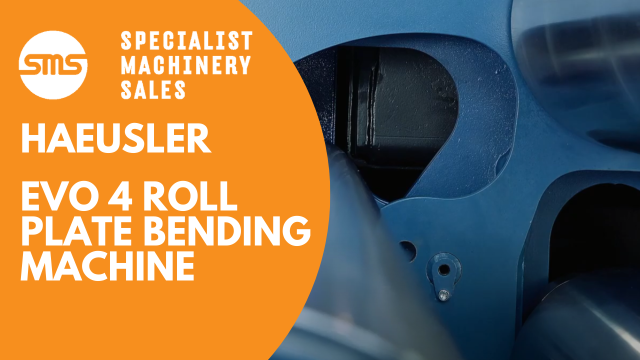 Haeusler EVO 4 Roll Plate Bending Machine - The Bending Evolution Specialist Machinery Sales