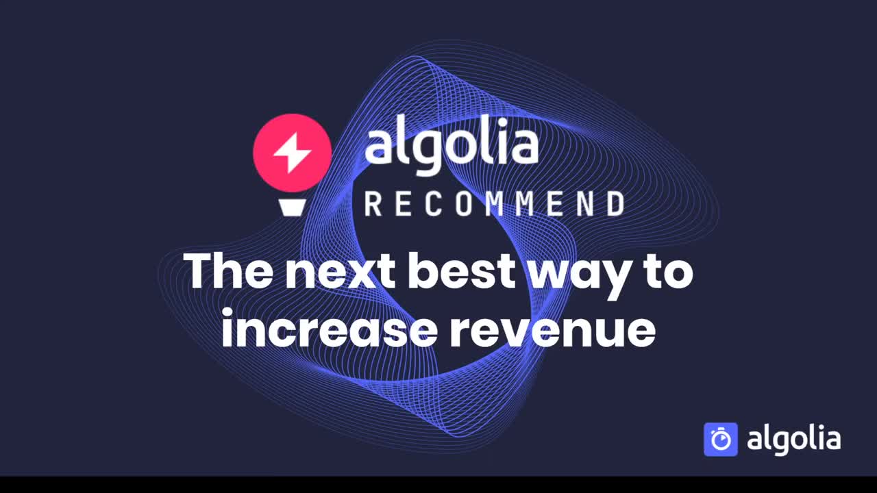 illustration for: 'Algolia Recommend: The next best way to increase revenue'"